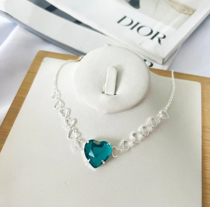 Colar chocker Safira